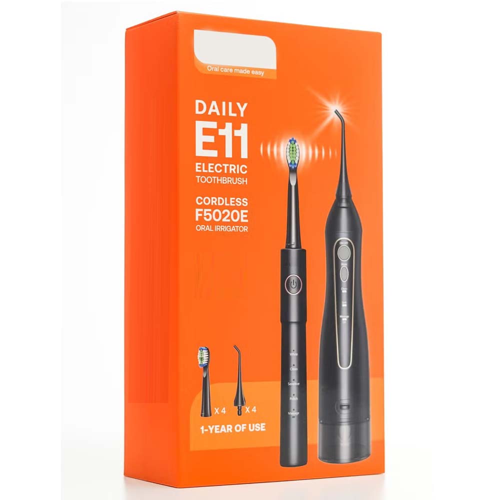 Electric Toothbrush & Water Flosser Combo