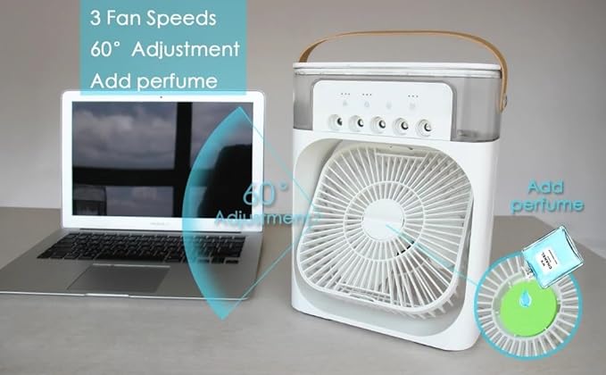 600ml 2-in-1 Air Conditioner Humidifier