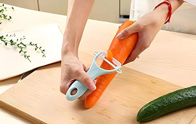 Ceramic Peeler & Sharp 'Y' Paring Knife Set