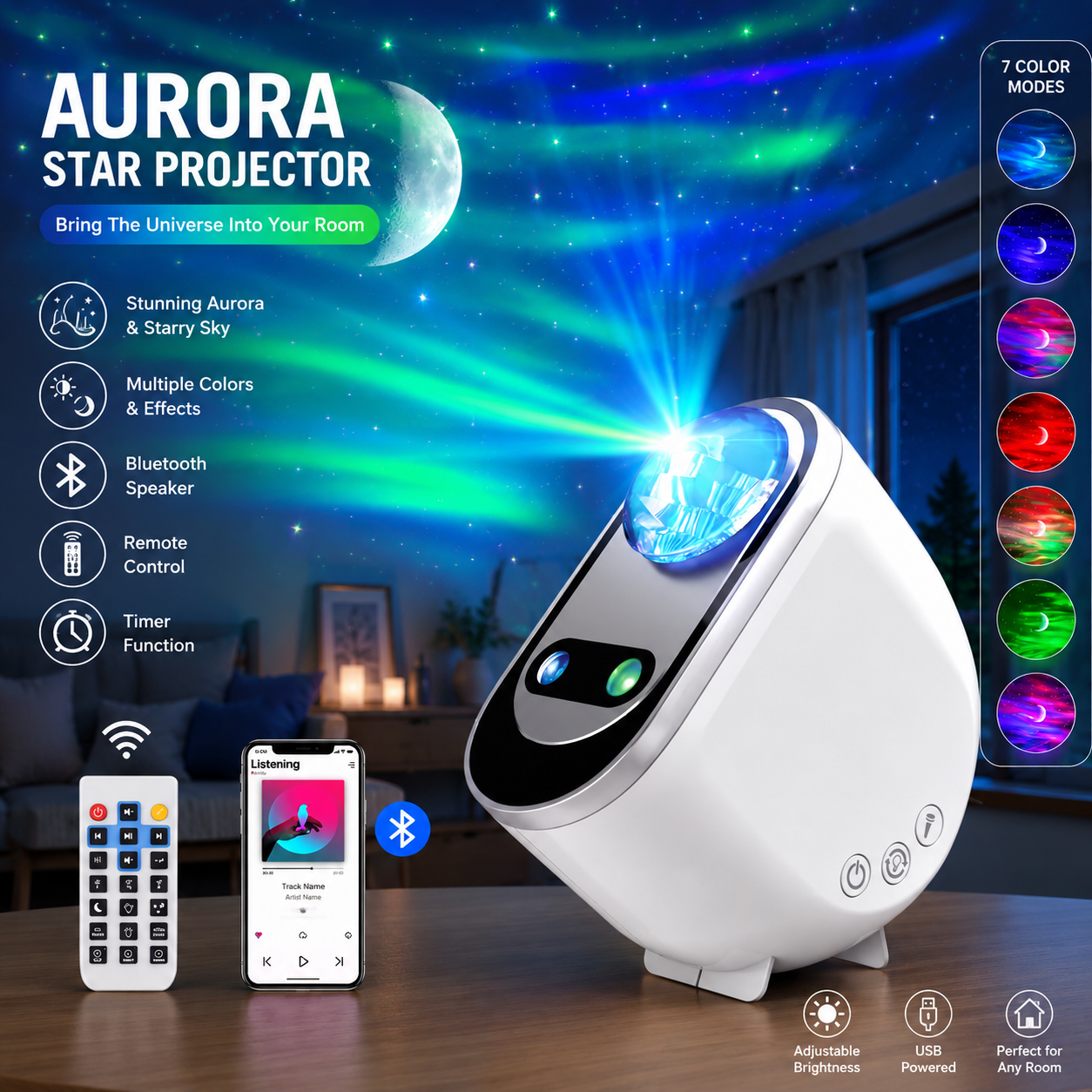 Galaxy Star Projector