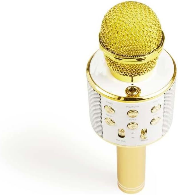 Golden Wireless Karaoke Microphone