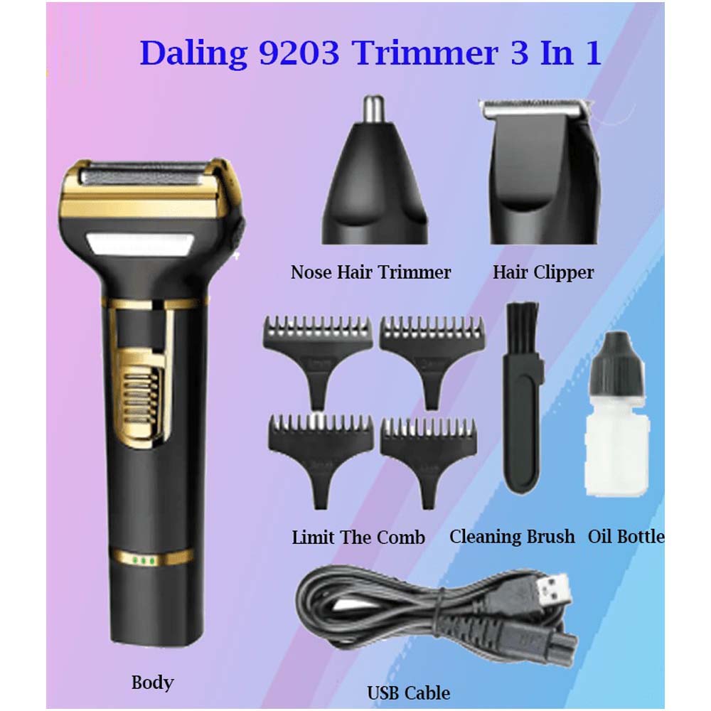 3-in-1 Professional Hair Clippers for Men