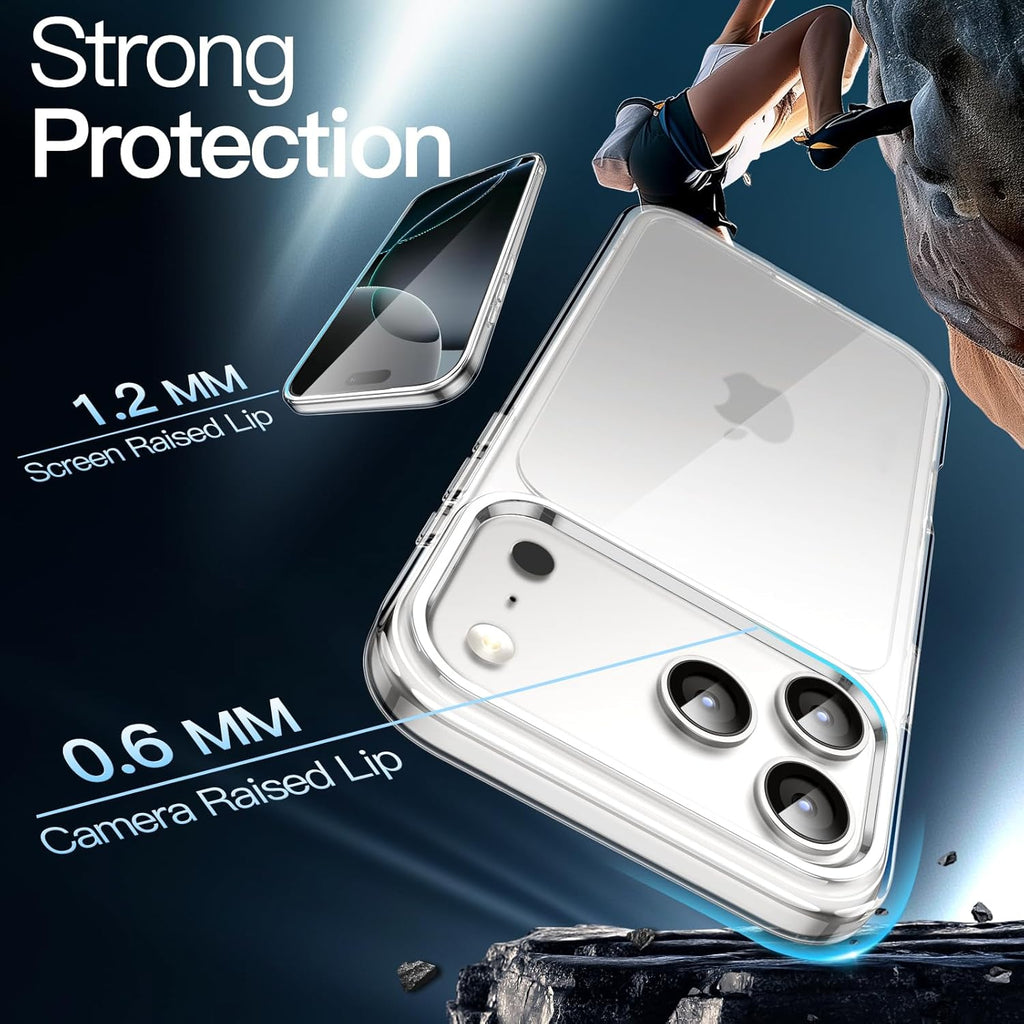 Crystal Clear Case for iPhone 17 Pro Max 6.3"