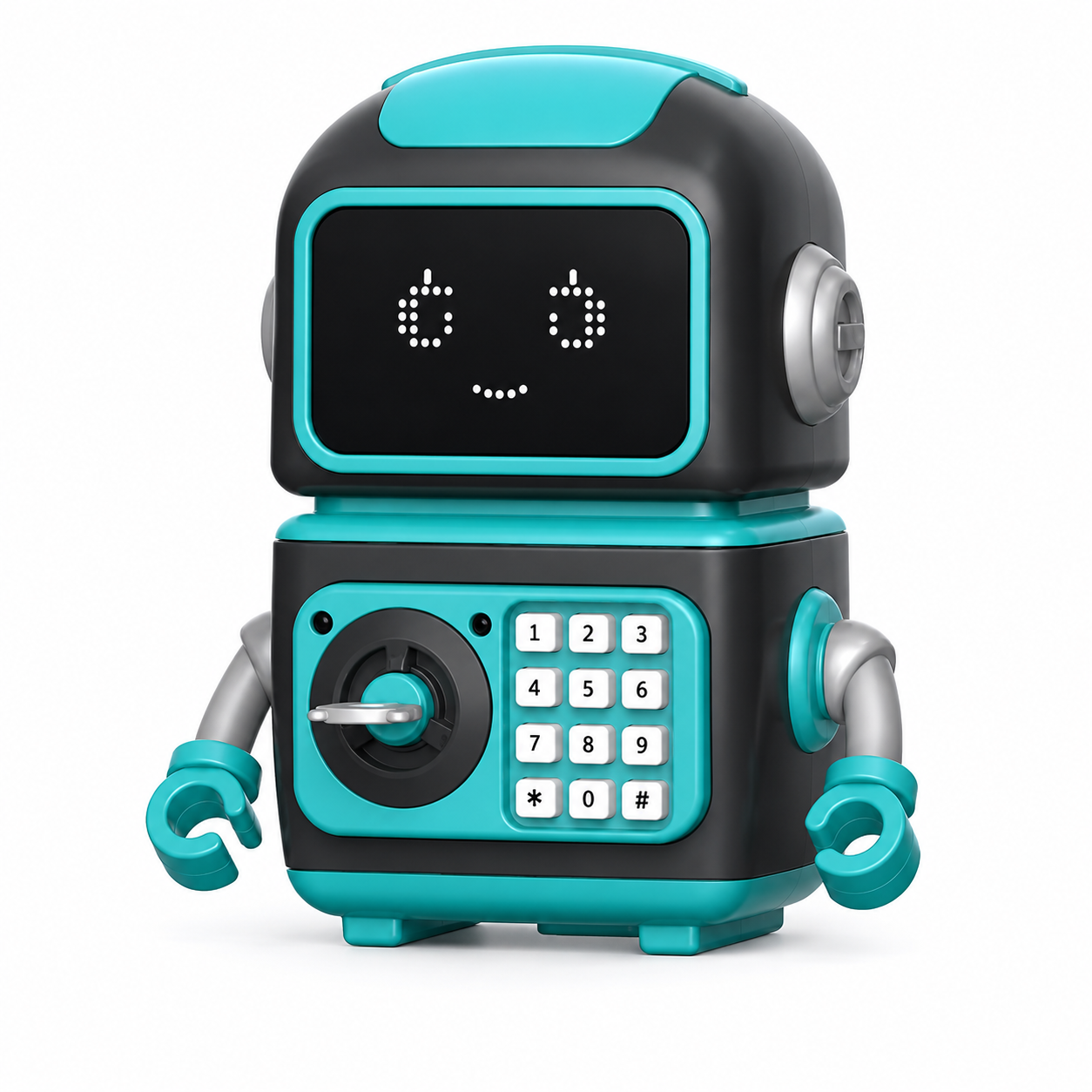Electronic Robot Piggy Bank for Kids with Digital Password Protection