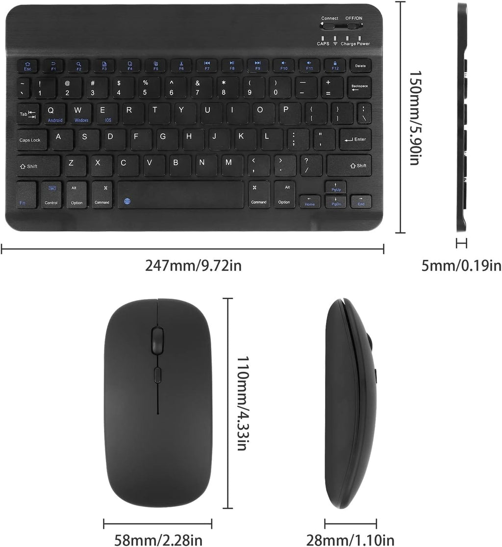 Ultra-Slim Bluetooth Keyboard & Mouse