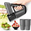 Electric Salad Shooter Cordless Rechargeable Vegetable Cutter
