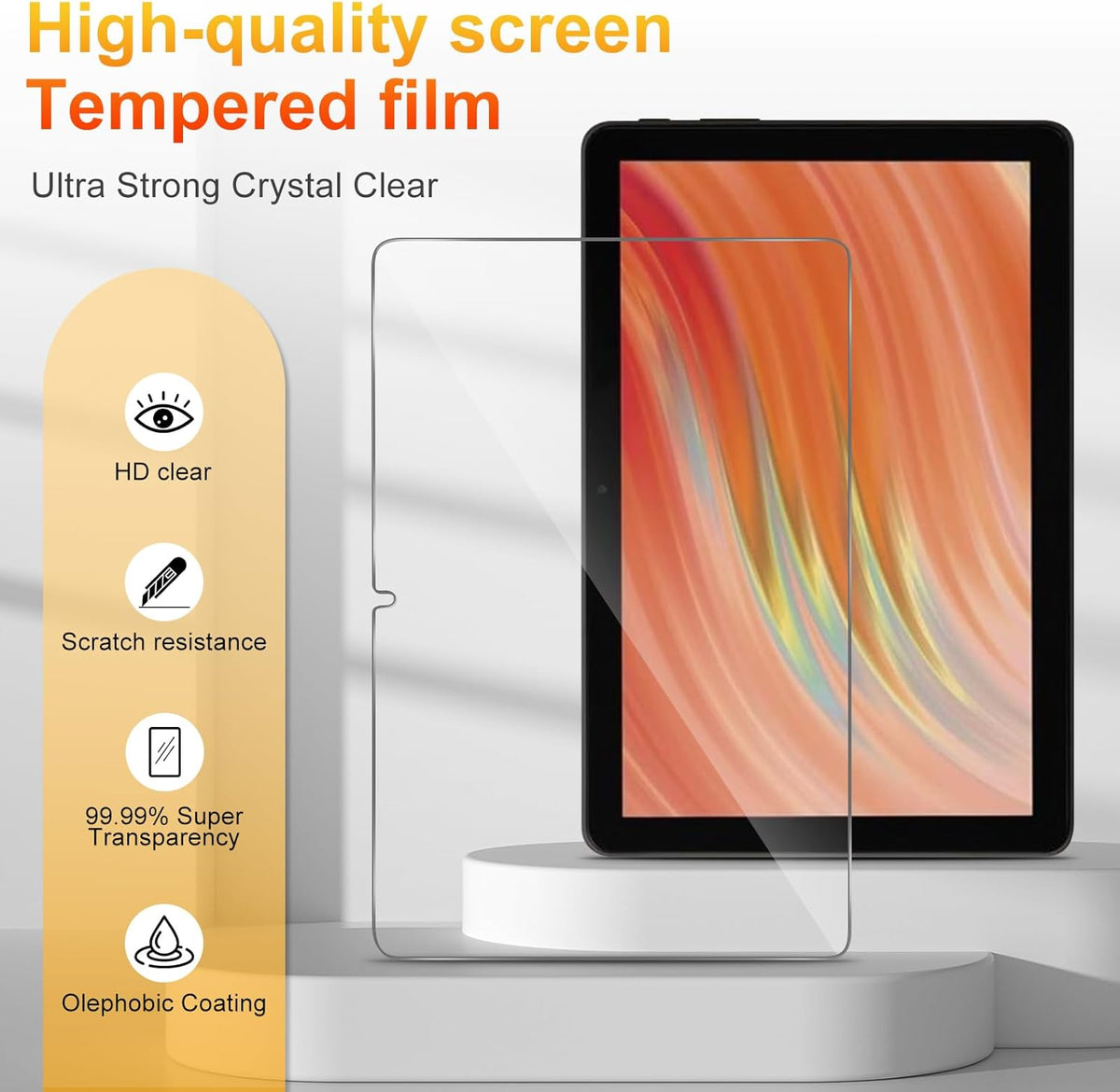 Tempered Glass Screen Protector HD Clear