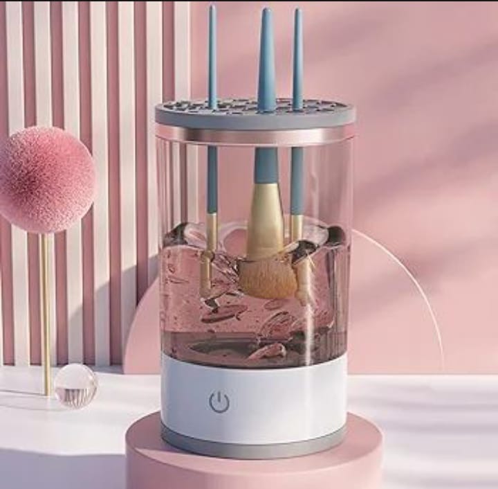 3-in-1 Automatic Makeup Brush Cleaning