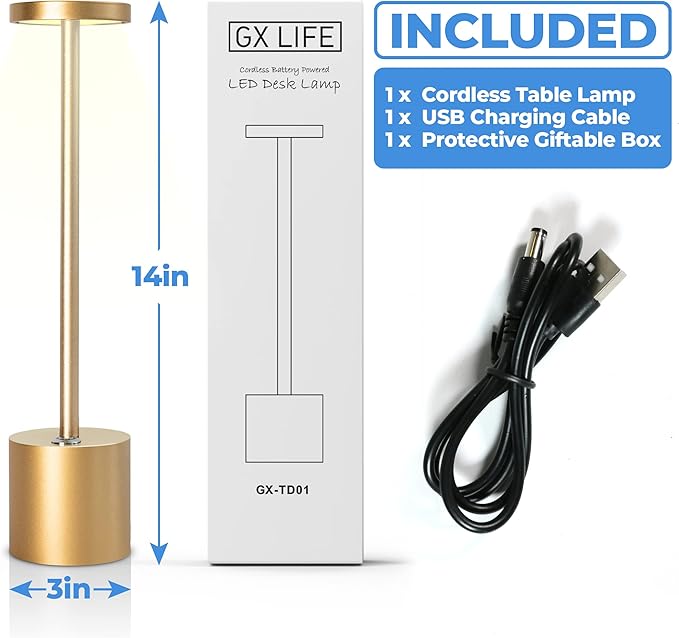 Cordless LED Table Lamp