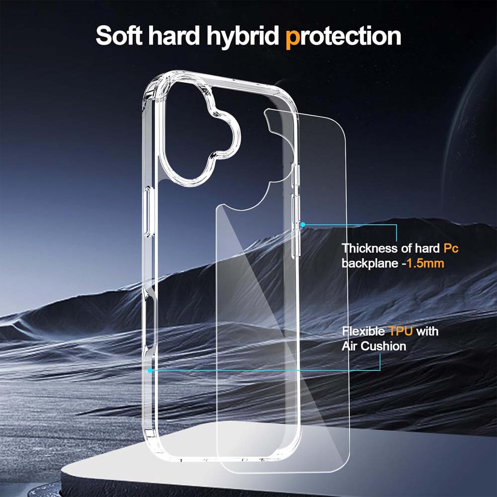 Crystal Clear Case for iPhone 17 6.3"