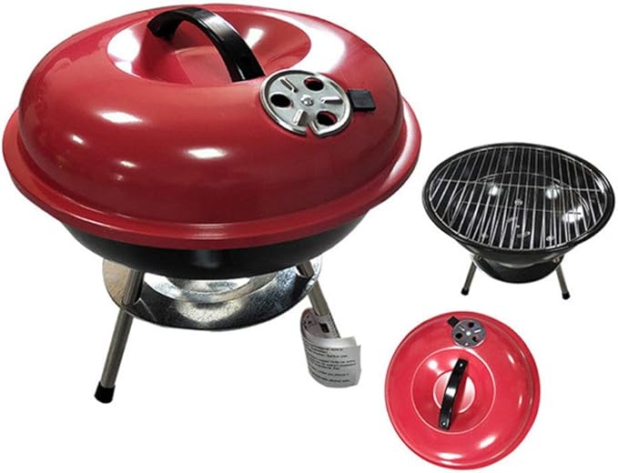 Large Charcoal Barbecue with Wheels