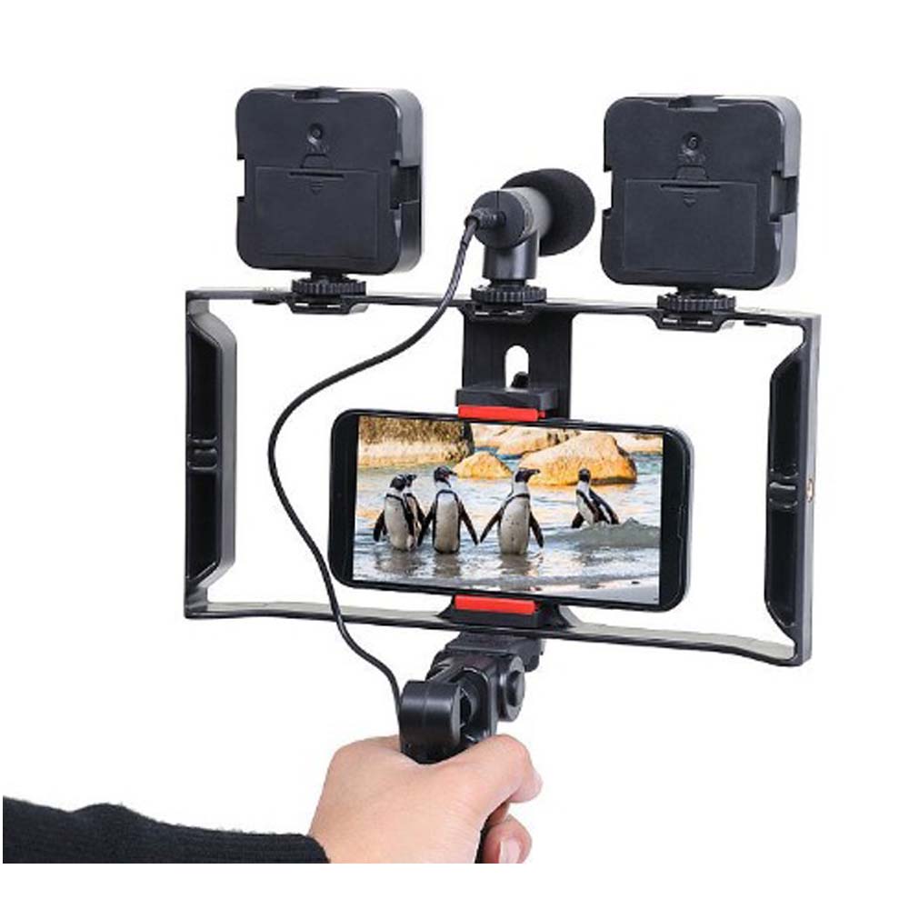 PK-778 5-in-1 Video Making Kit Tripod, LED