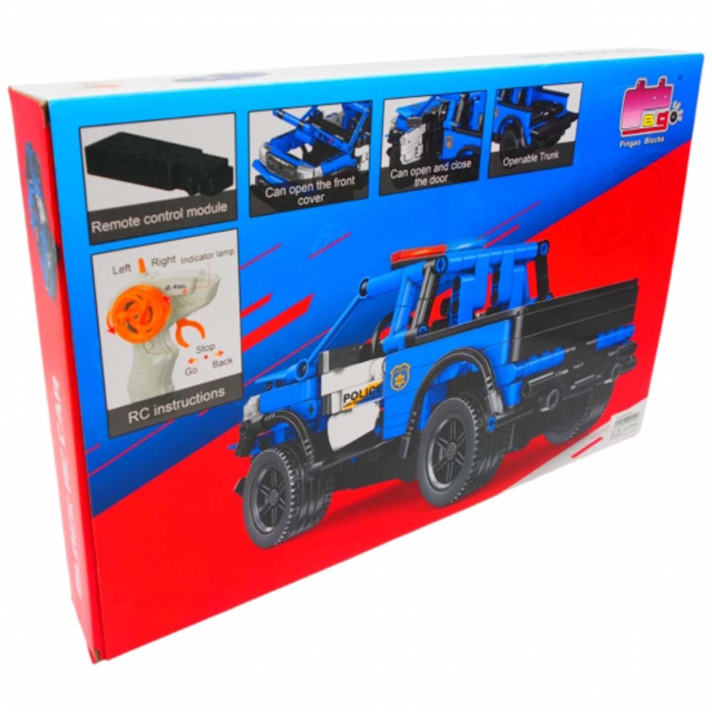 Block RC Police Ford Raptor. 1:16 scale