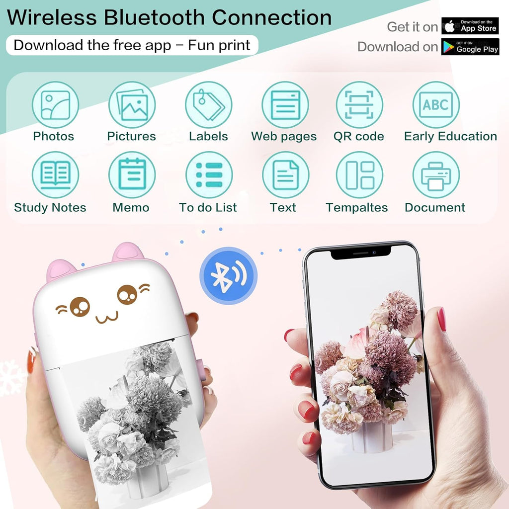 Portable Mini Sticker Printer