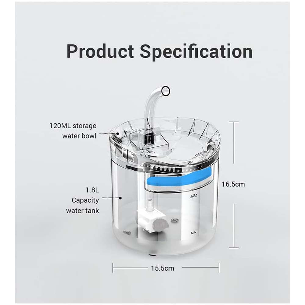 Pet Water Fountain Automatic Cat & Dog