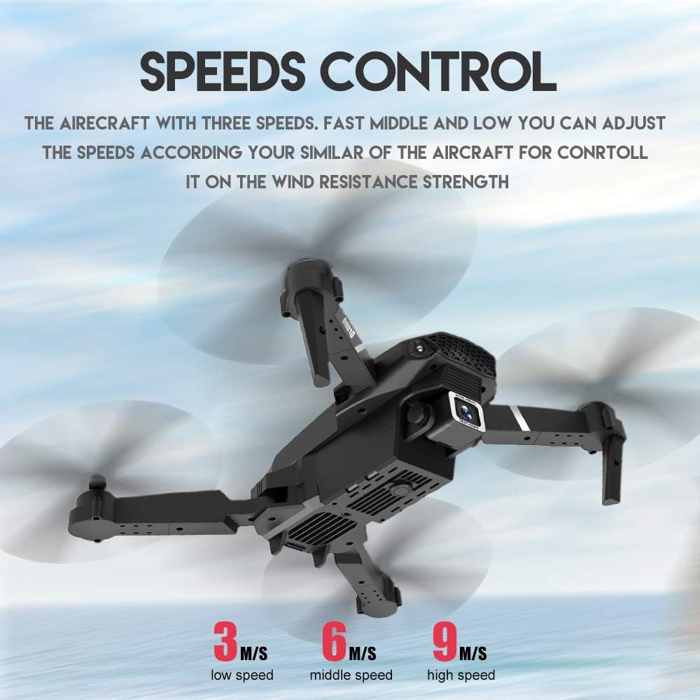 8K Foldable Mini Drone Dual Camera, WiFi