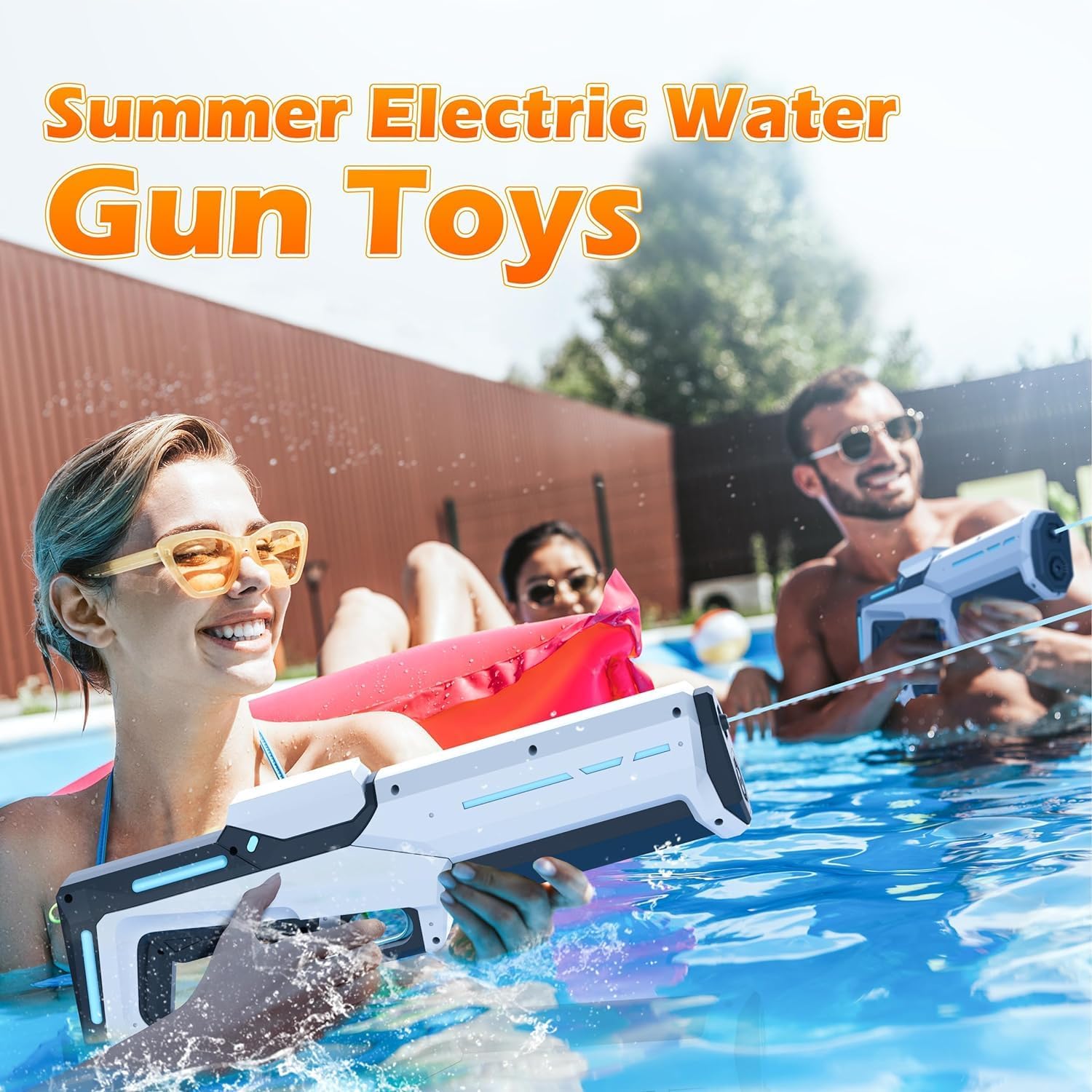 Electric Water Gun with Automatic Suction.