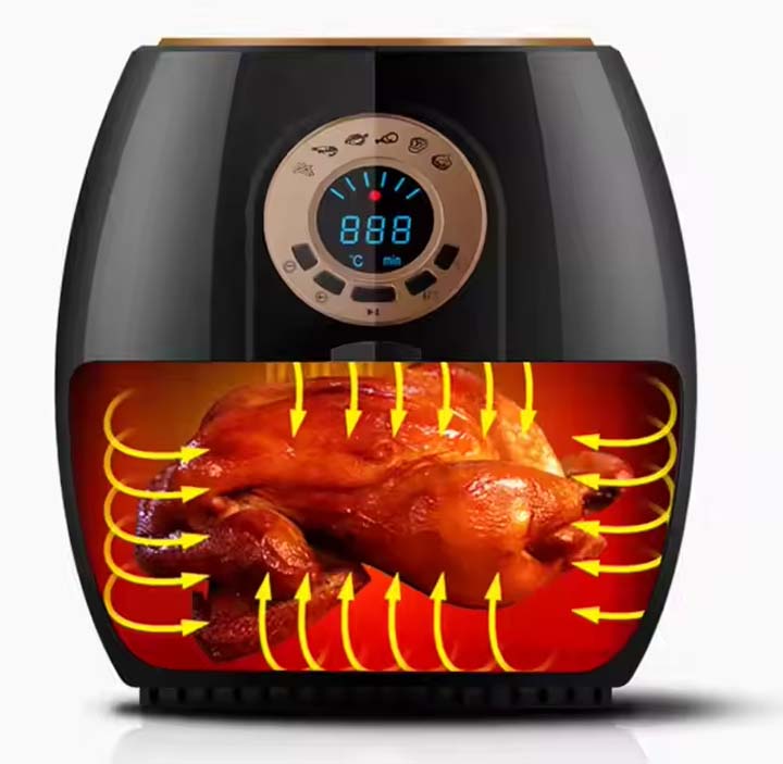 4.5L Digital Air Fryer - Oil-Free Healthy Cooking