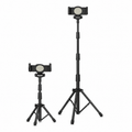 Adjustable Metal Tripod Stand with 360° Rotating Holder