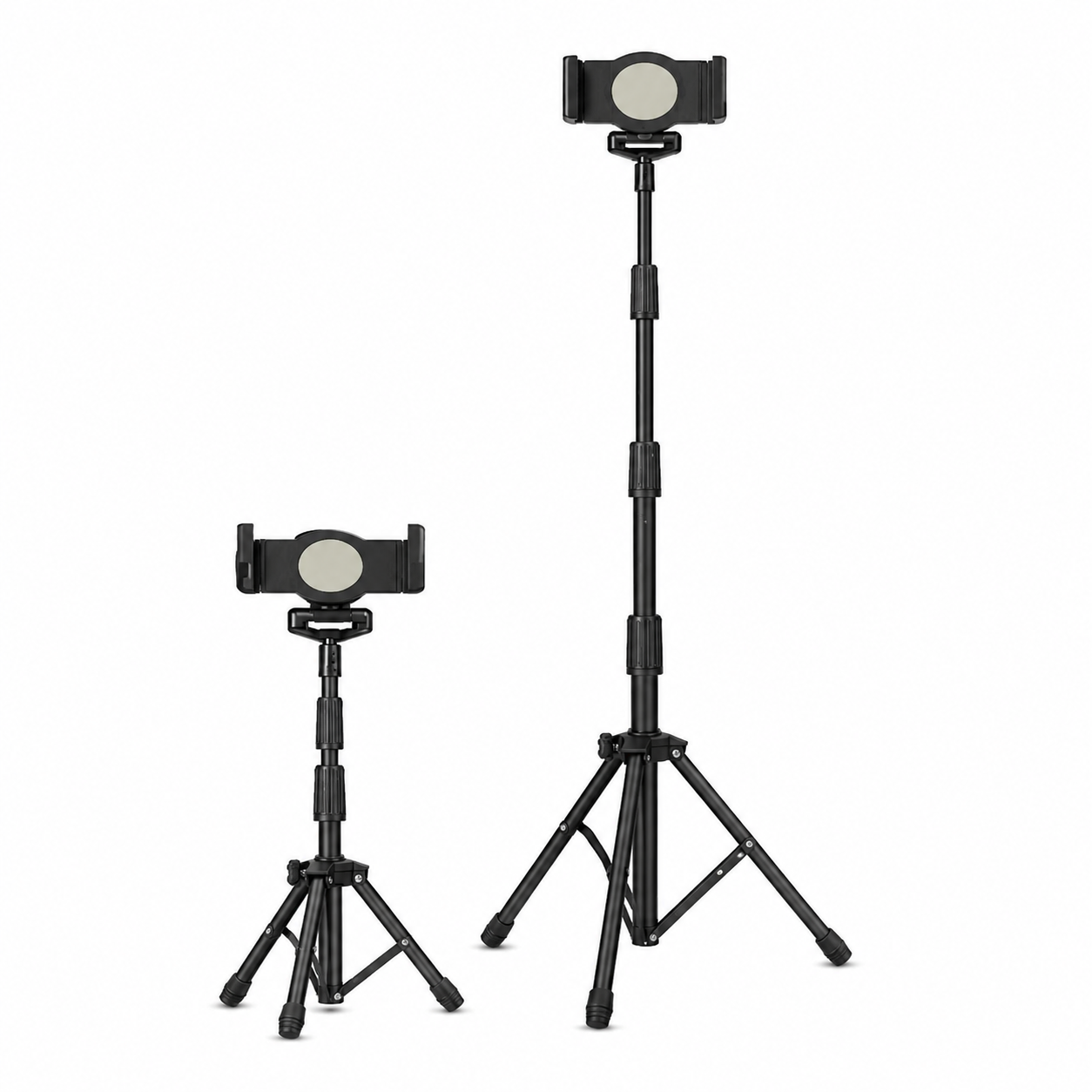 Adjustable Metal Tripod Stand with 360° Rotating Holder