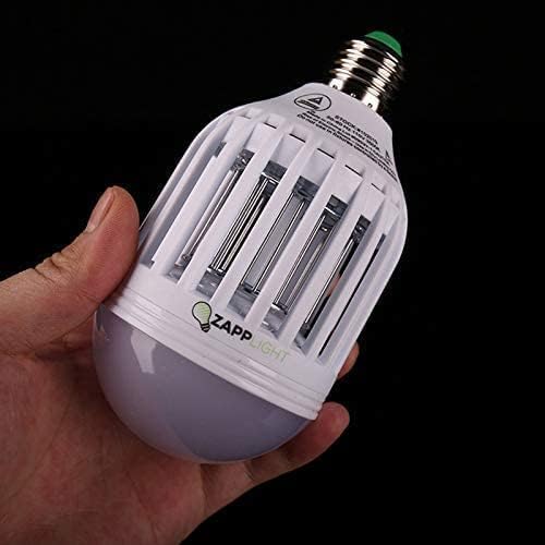 ZappLight Electric Mosquito Killer Lamp – Indoor & Outdoor Insect Zapper Bulb