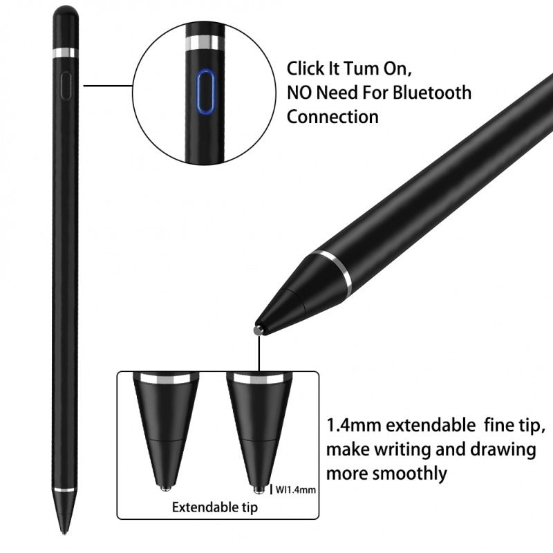 Digital Active Stylus Pen Compatible with iPad