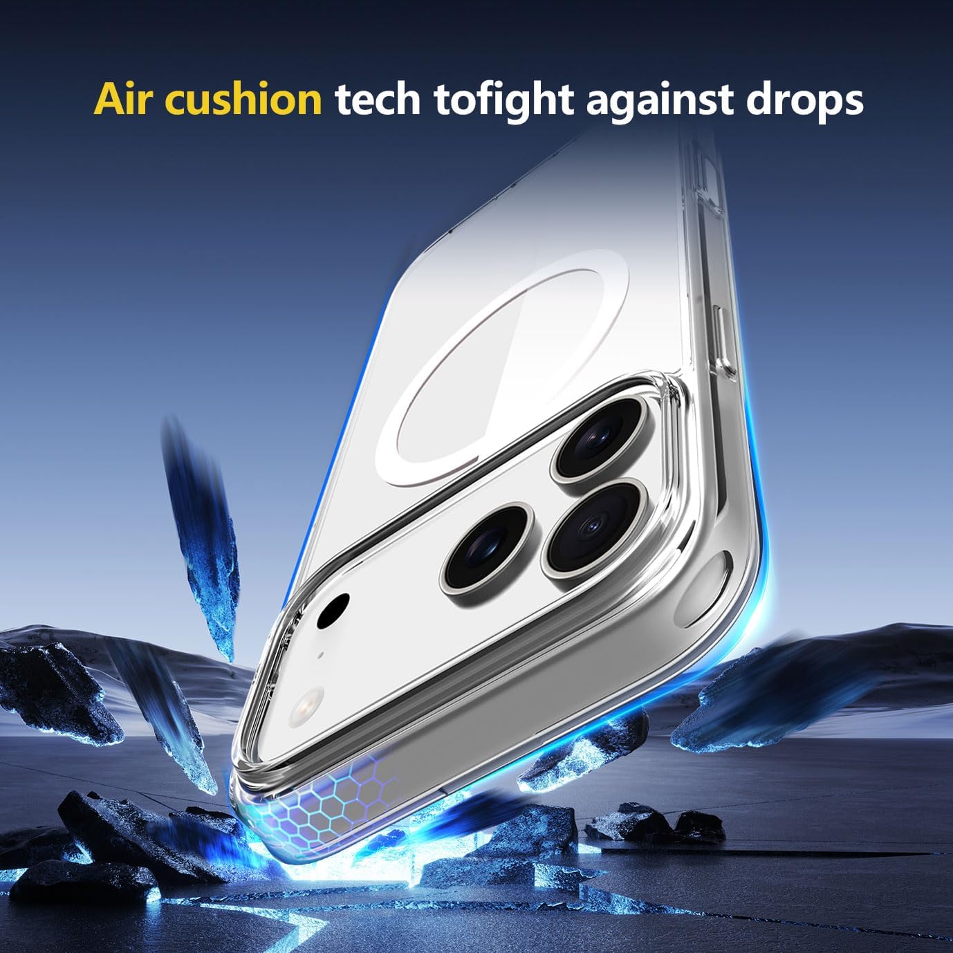 Magnetic Clear Case for iPhone 17 Pro Max