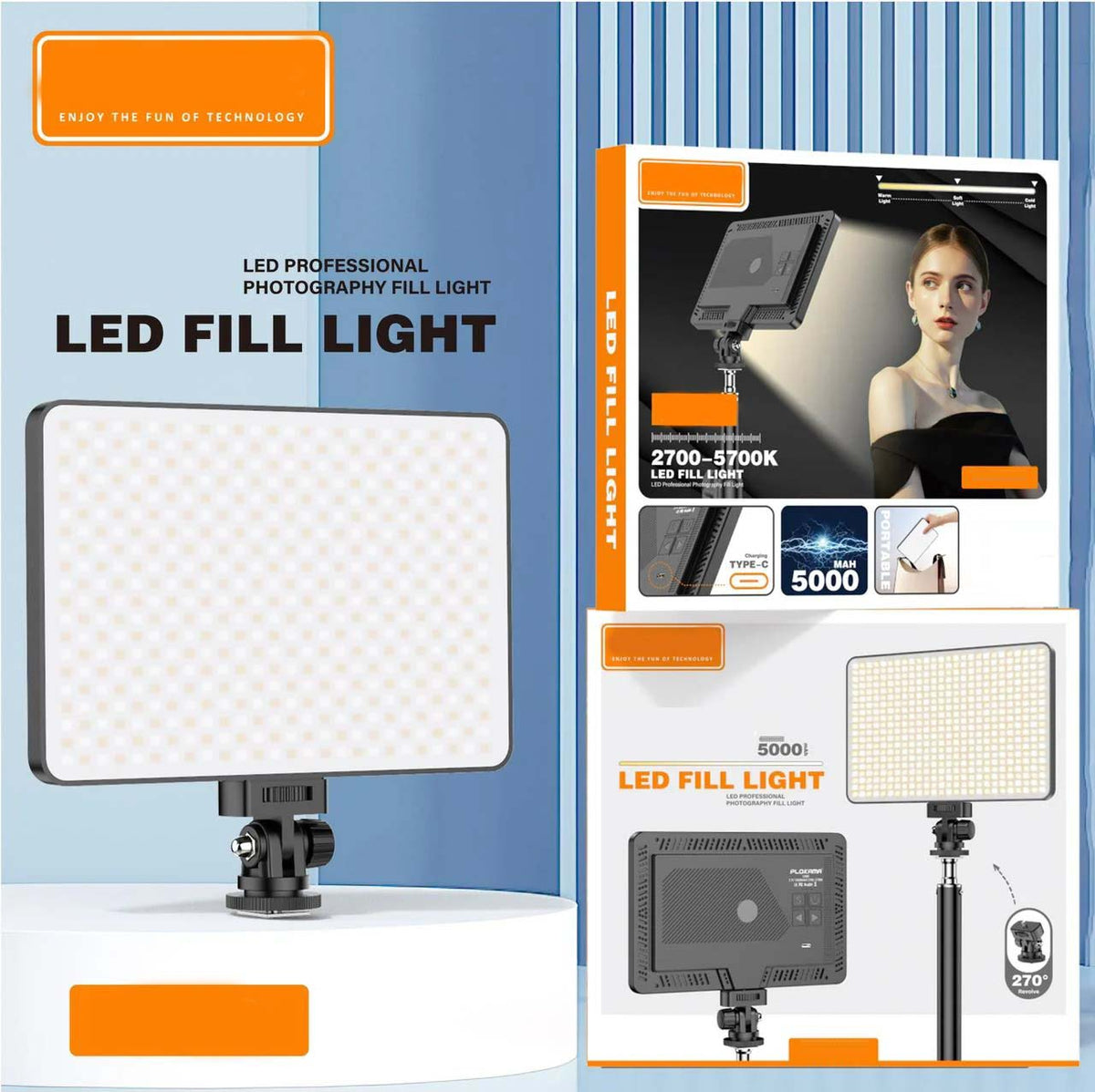 Live-E11 10W Bi-color LED Video Light