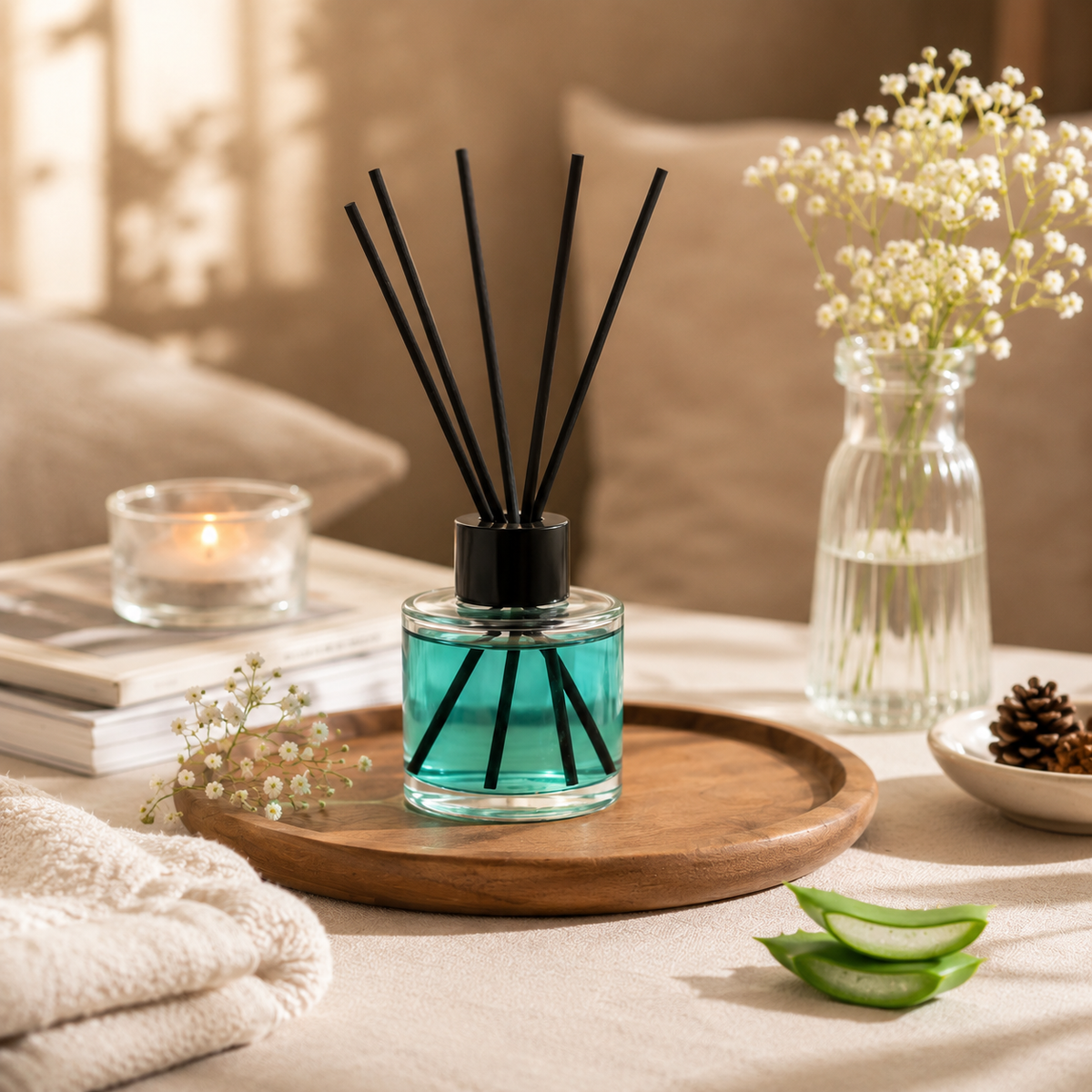 Reed Diffuser Set 130ml Long-Lasting