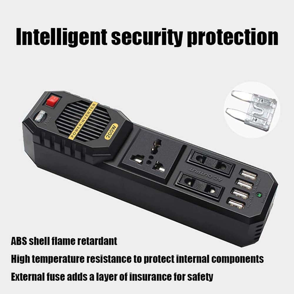 200W Car Power Inverter