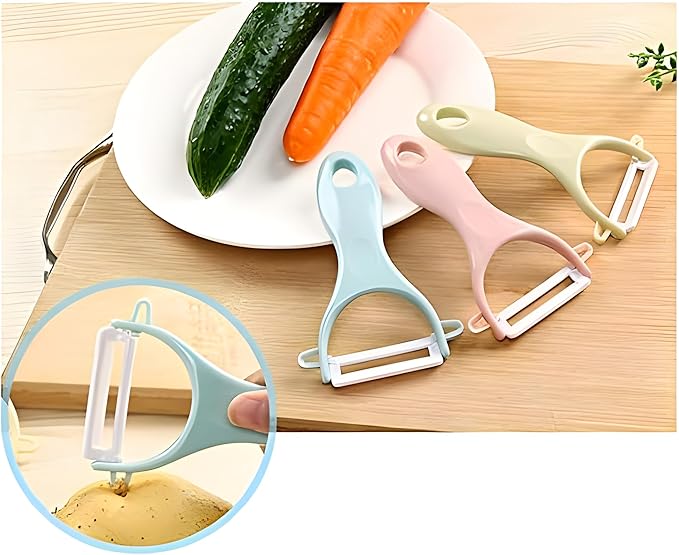Ceramic Peeler & Sharp 'Y' Paring Knife Set