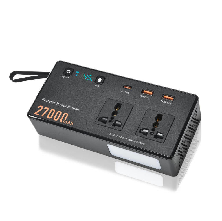 150W Mini Portable Power Station 27000mAh with AC Outlet