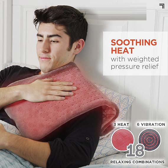 Heat Massaging Weighted Heating Pad