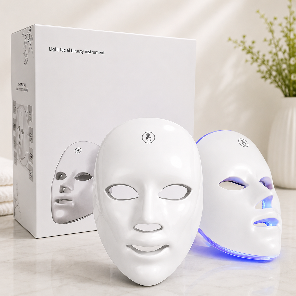 7-Color LED Light Therapy Face Mask
