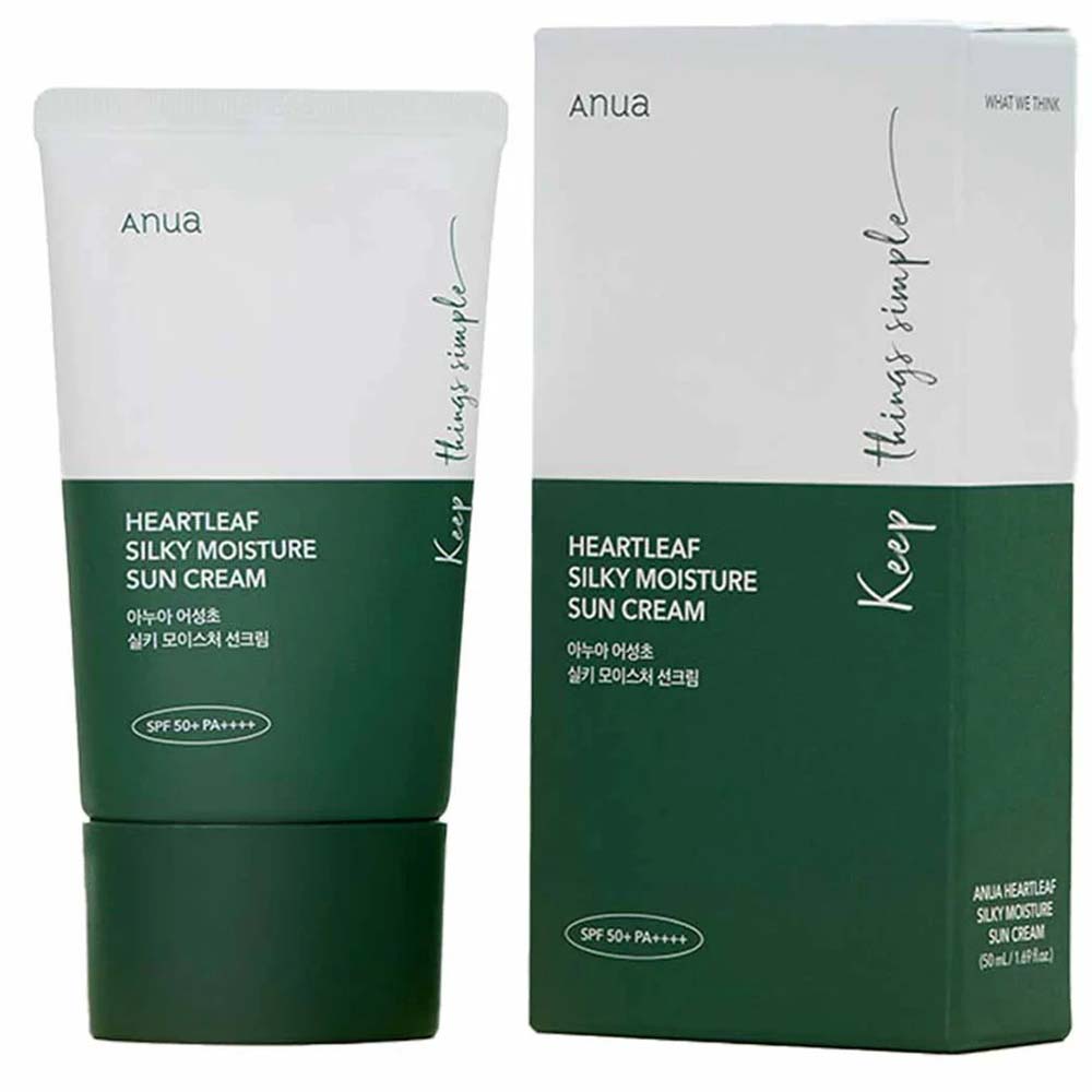 Anua Heartleaf Silky Moisture Sun Cream