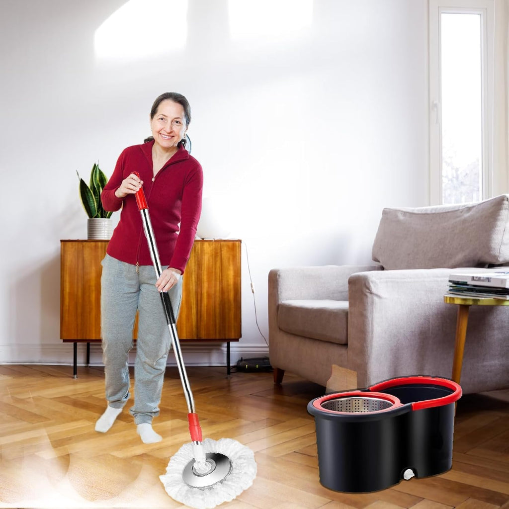 Easy Spin Mop and Bucket Set with 360°