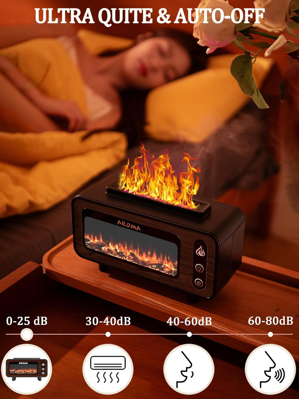 Wood Grain Fireplace Diffuser