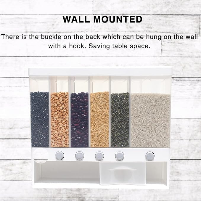 Wall Mounted Cereal Food Dispenser