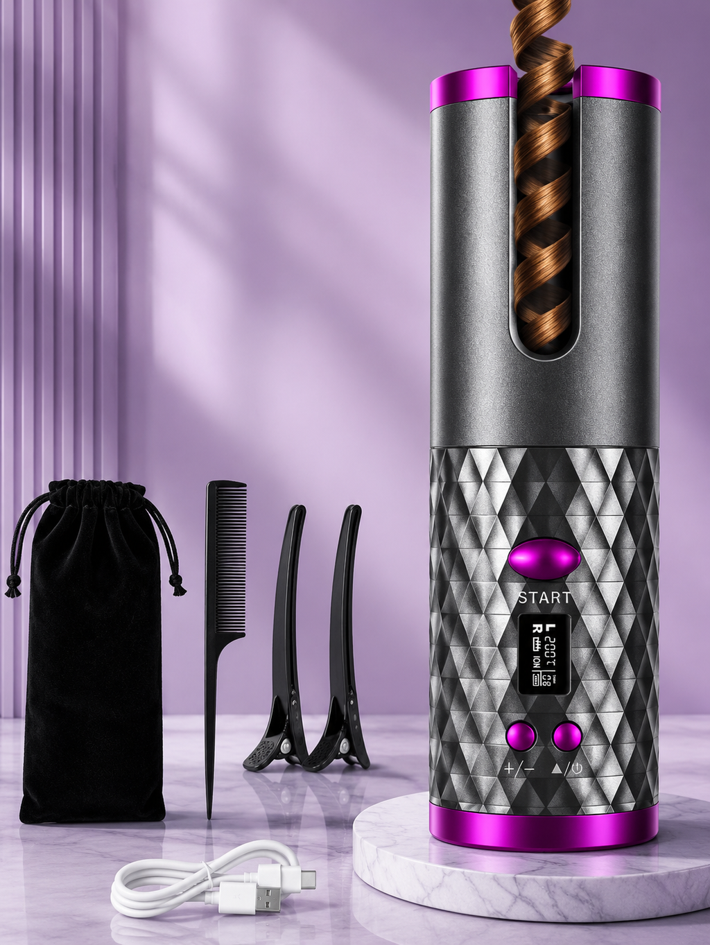 Cordless Hair Curler