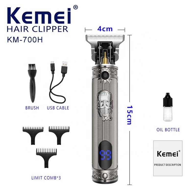 KM-700H Professional Cordless Hair Clipper