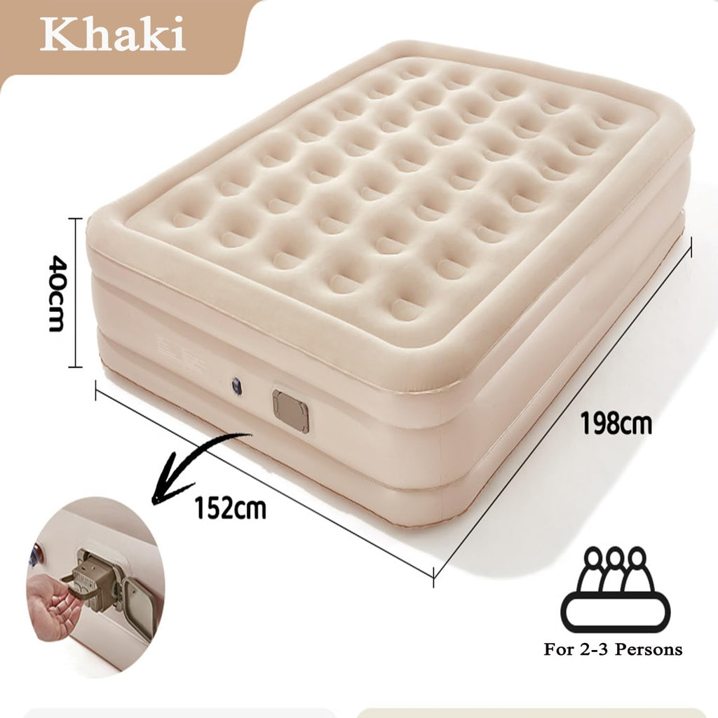 Air Mattress Queen with Built-in Pump