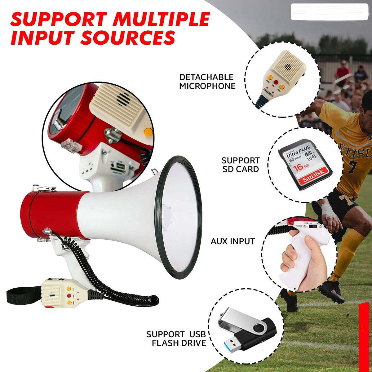Portable Handheld Megaphone