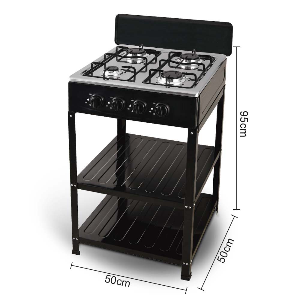 4-Burner Outdoor Gas Stove with Detachable