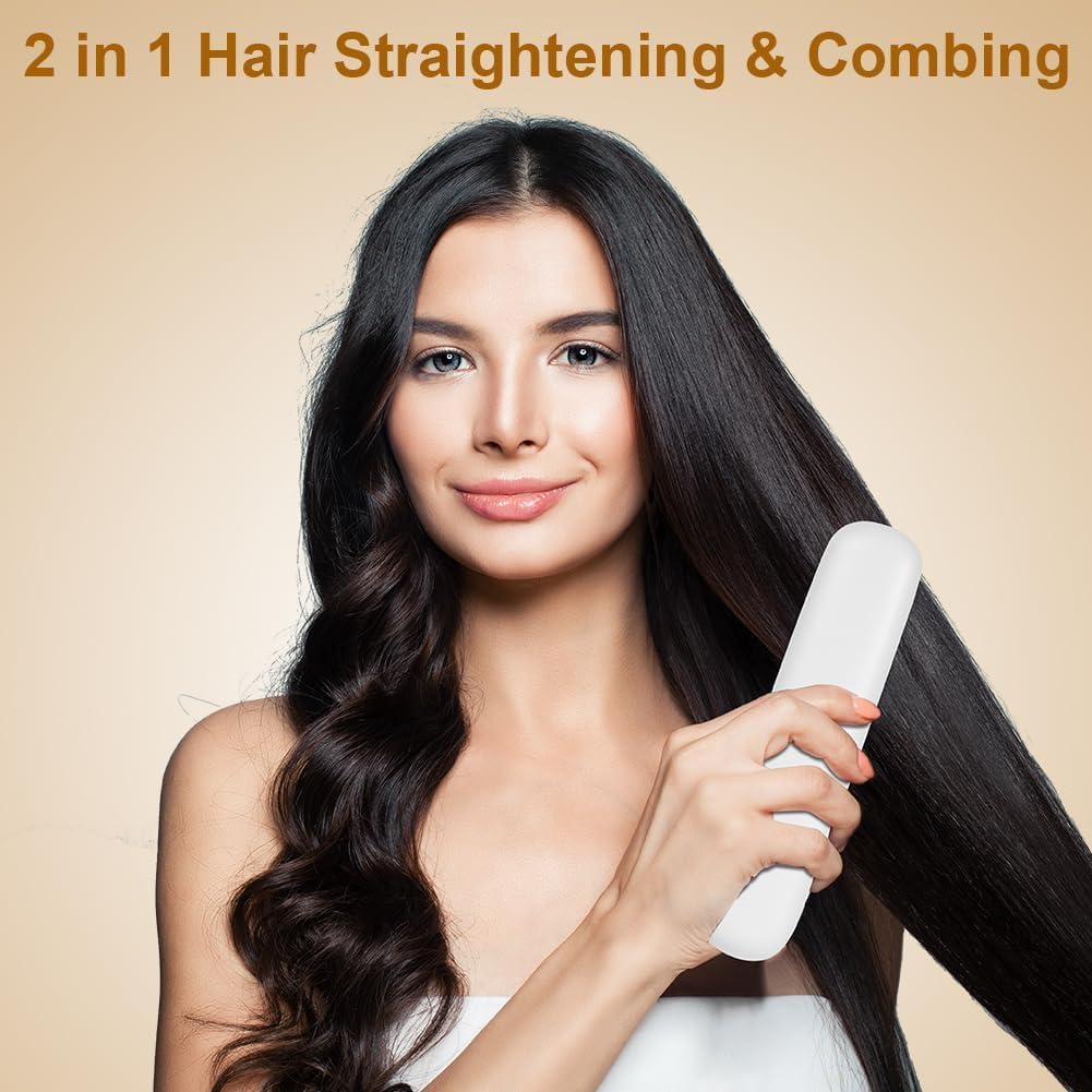 Wireless Hair Straightening Comb