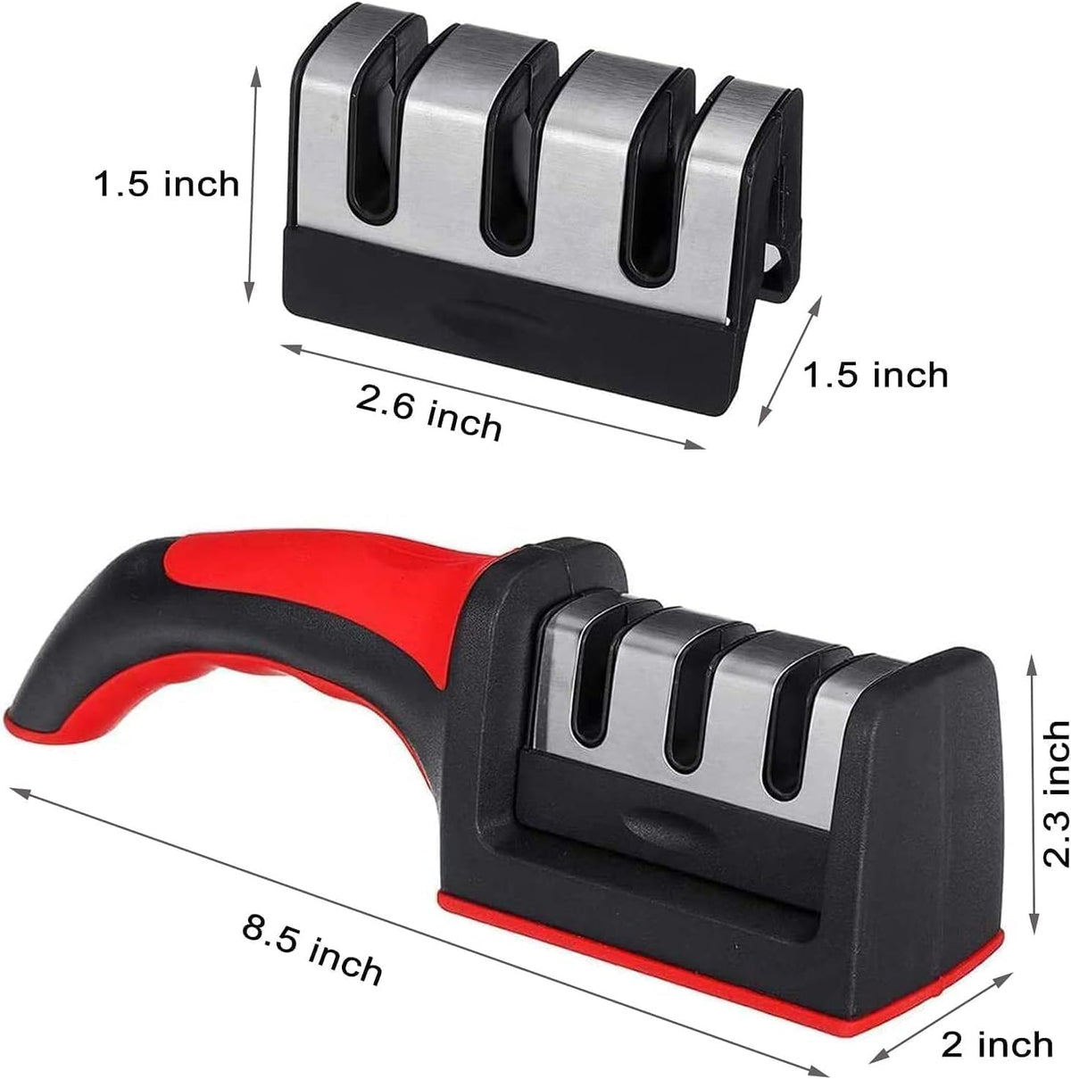 Compact Pull-Through Kitchen Knife