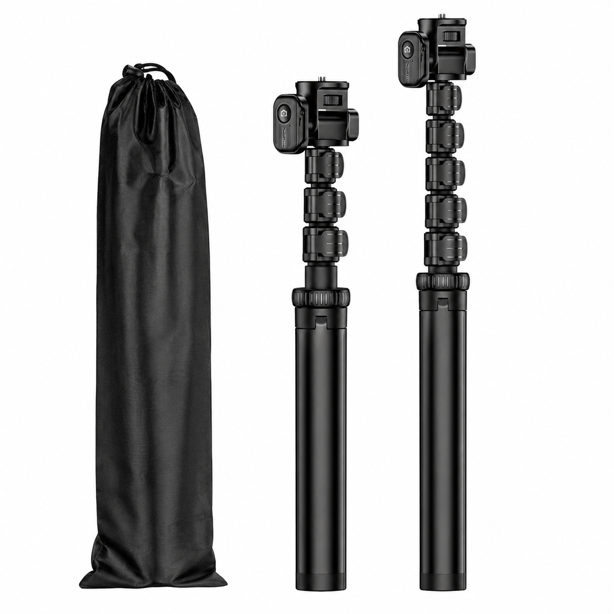 Professional 67-Inch Aluminum Alloy Camera Tripod with Wireless Remote Control
