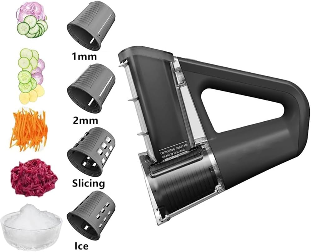 Electric Salad Shooter Cordless Rechargeable Vegetable Cutter