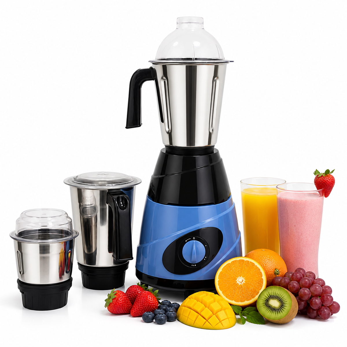 550W Mixer Grinder with 3 Stainless Steel Jars