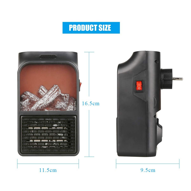Portable Heater 500W | 220V Remote Control