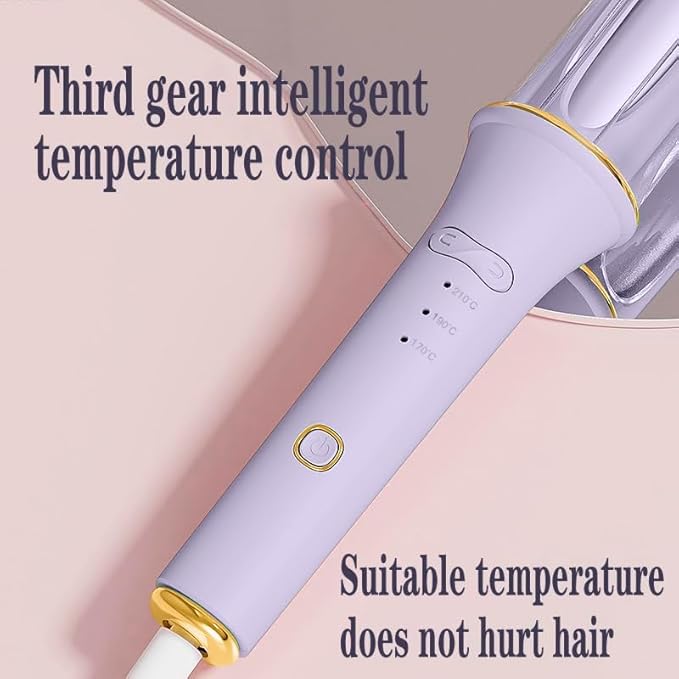 2-in-1 Electric Hair Styler Rotating Curling